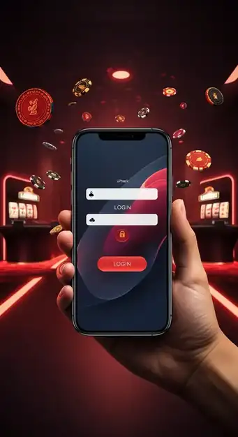 Interfaz de inicio de sesión de Locowin Casino mostrando campos de correo electrónico y contraseña, con un botón de acceso seguro y logo de la marca.